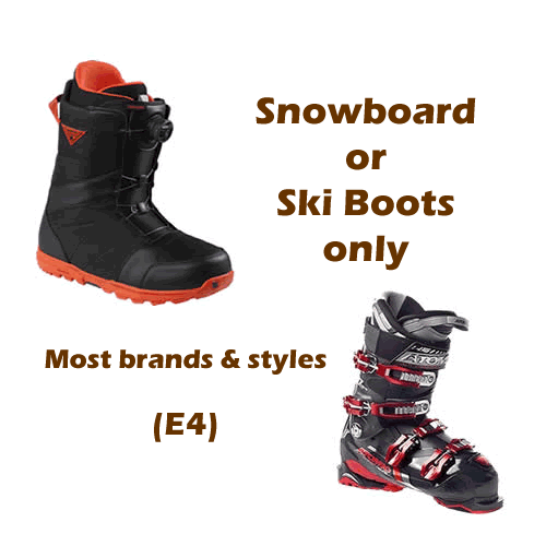 Hire Ski or Snowboard Boots Only